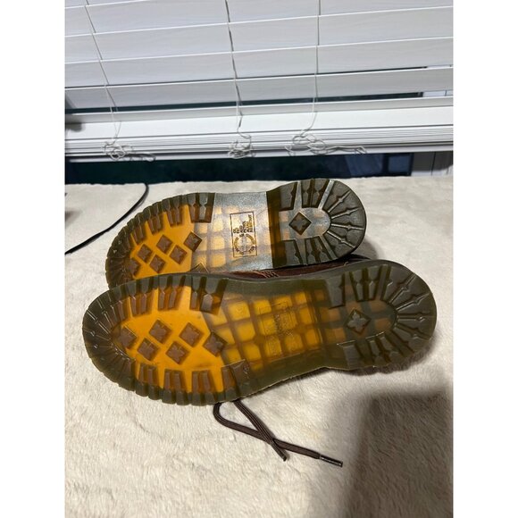 Dr. Martens Brown Leather Lace-Up Ankle Boots Mens Size 9 US - Picture 4 of 11